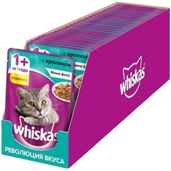 Корм для кошек Whiskas Adult Packaging Mini Fillet Rabbit 0.085 kg