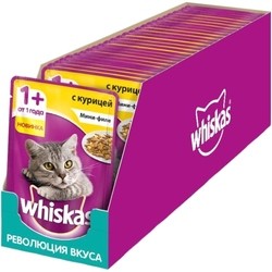 Корм для кошек Whiskas Adult Packaging Mini Fillet Chicken 0.085 kg