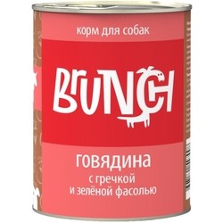 Корм для собак Brunch Adult Canned with Beef/Buckwheat/Beans 0.85 kg