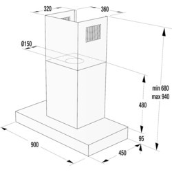 Вытяжка Gorenje WHT 98 INI BE (бежевый)