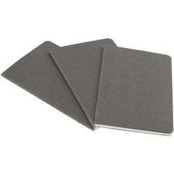 Блокнот Moleskine Set of 3 Squared Cahier Journals Pocket Black
