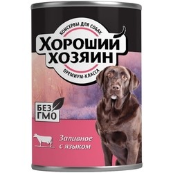 Корм для собак Horoshiy Hozyain Adult Canned with Tongue 0.75 kg