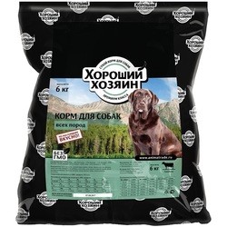 Корм для собак Horoshiy Hozyain Adult All Breed Beef 6 kg