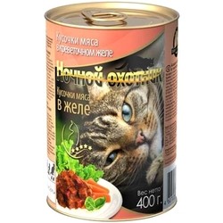 Корм для кошек Nochnoy Ohotnik Adult Canned with Shrimp Jelly 0.4 kg