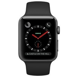 Носимый гаджет Apple Watch 3 42 mm Cellular (черный)
