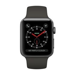 Носимый гаджет Apple Watch 3 Aluminum 42 mm (серый)