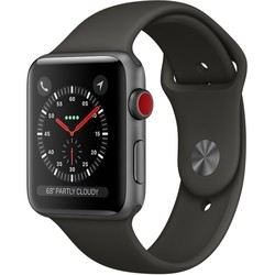 Носимый гаджет Apple Watch 3 Aluminum 38 mm (серый)