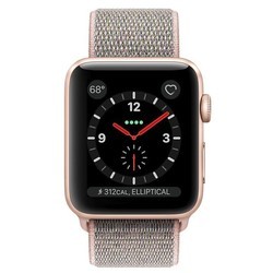 Носимый гаджет Apple Watch 3 Aluminum 38 mm (серебристый)