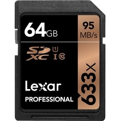 Карта памяти Lexar Professional 633x SDXC UHS-I