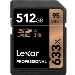 Карта памяти Lexar Professional 633x SDXC UHS-I 512Gb