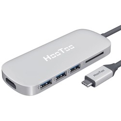 Картридер/USB-хаб HooToo Shuttle USB 3.1 Type-C Hub