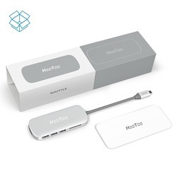 Картридер/USB-хаб HooToo Shuttle USB 3.1 Type-C Hub