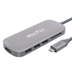 Картридер/USB-хаб HooToo Shuttle USB 3.1 Type-C Hub