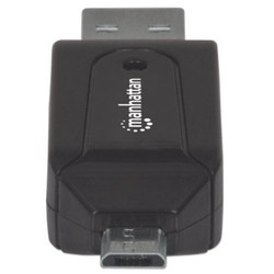 Картридер/USB-хаб MANHATTAN imPORT Reader