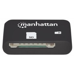 Картридер/USB-хаб MANHATTAN imPORT SD