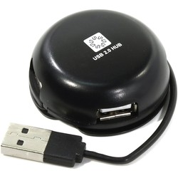 Картридер/USB-хаб 5bites HB24-200BK