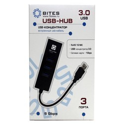 Картридер/USB-хаб 5bites UA3-45-04BK