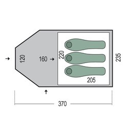 Палатка Pinguin Campus 3 Duralu