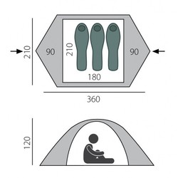 Палатка Btrace Guard 2