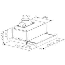 Вытяжка Pyramida TL 60 SYE-11