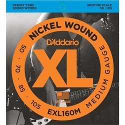 Струны DAddario XL Nickel Wound Bass Medium 50-105