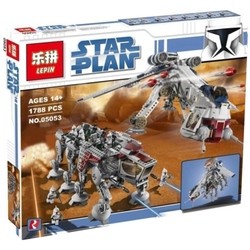 Конструктор Lepin Republic Dropship with AT-OT Walker 05053