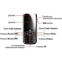 Мобильные телефоны Fly DS186