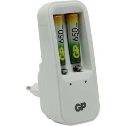 Зарядка аккумуляторных батареек GP PB410 + 2xAAA 650 mAh