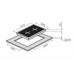 Варочная поверхность MAUNFELD EGHG 32 3CB (белый)