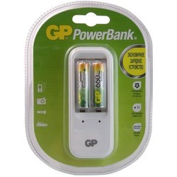 Зарядка аккумуляторных батареек GP PB410 + 2xAAA 1300 mAh