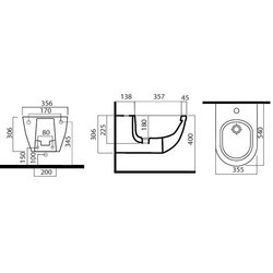 Биде AM-PM Drive C353411 (белый)