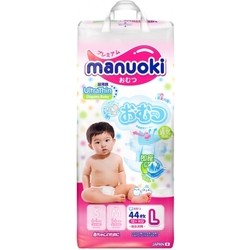 Подгузники Manuoki Diapers L / 44 pcs
