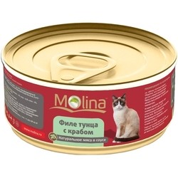Корм для кошек Molina Adult Canned Tuna/Crab 0.08 kg