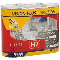 Автолампа ClearLight Vision Plus +50 H7 2pcs