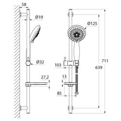 Душевая система IDDIS TSH0601