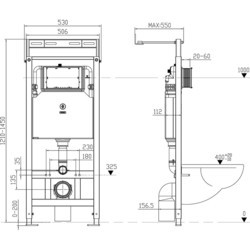 Инсталляция для туалета IDDIS Unifix UNI0000i32