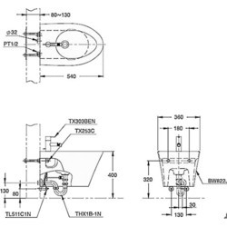 Биде TOTO Avante BW822J