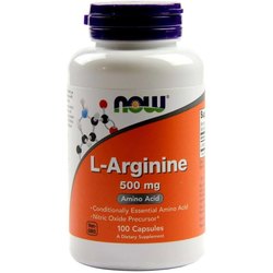 Аминокислоты Now L-Arginine 500 mg 100 cap