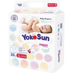 Подгузники Yokosun Diapers L / 20 pcs