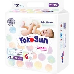 Подгузники Yokosun Diapers M / 22 pcs