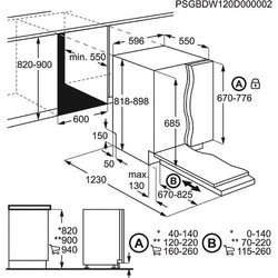 Встраиваемая посудомоечная машина AEG FSE 83800 P