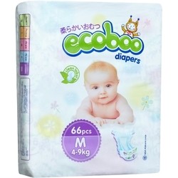 Подгузники Ecoboo Diapers M / 66 pcs