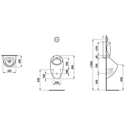 Писсуар Laufen IlbagnoAlessi One 840971