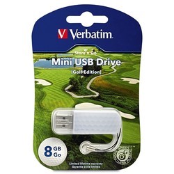 USB Flash (флешка) Verbatim Mini Sport 16Gb (желтый)