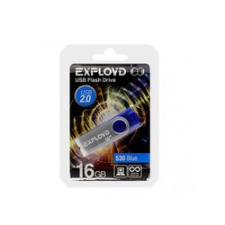 USB Flash (флешка) EXPLOYD 530 16Gb (синий)