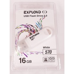 USB Flash (флешка) EXPLOYD 570 (синий)