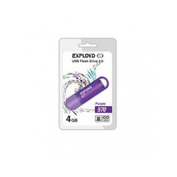 USB Flash (флешка) EXPLOYD 570 (фиолетовый)