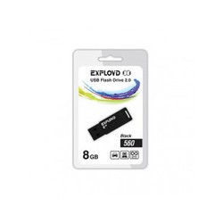 USB Flash (флешка) EXPLOYD 560 8Gb (черный)