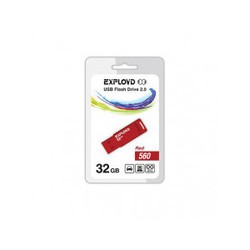 USB Flash (флешка) EXPLOYD 560 32Gb (красный)