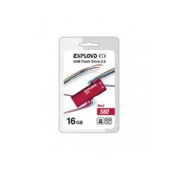 USB Flash (флешка) EXPLOYD 580 (красный)